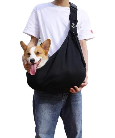 Buy Petcute Sling Dog Carrier Bag for Small Dogs - Adjustable Shoulder Strap Front Pocket & Safety Buckle - Perfect for Travel - Buy Online on SooperMarket.com