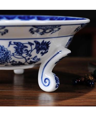 Fruit Basket Bowl Fruit Bowl New Chinese Style Round Ceramic Fruit Plate Home Living Room Kitchen Decoration Retro Porcelain Fruit Dish Candy Bowl Fruit Bowls (Size : C) - Buy Online on SooperMarket.com