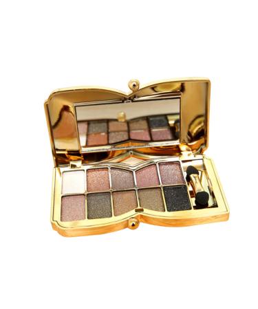 Beavorty Set and Colors Mirror Shadow Colorful Makeup Glitter with Eyeshadow Brush #