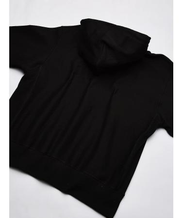 Champion Men's Reverse Weave Pullover Hoodie - C Logo Black | Best Hoodie for Men - Buy Online on SooperMarket.com