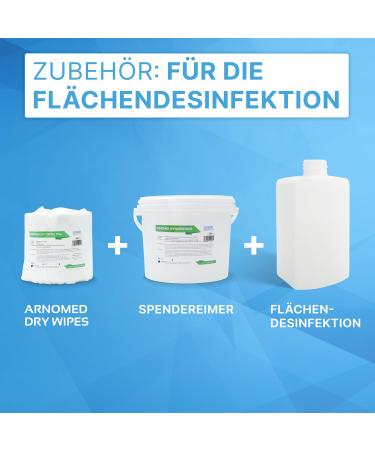 Arnomed Dry Disinfection Towels - 70 Lint-Free Wipes for Scratch-Free Cleaning & Donor Fleece Rolls | Efficient International Shipping - Buy Online on SooperMarket.com