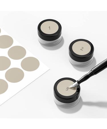 Newans 30-Piece Clear Jars with Screw Caps - Ideal for Make-up Creams & Lotions - Transparent 10G10ml Containers with Stickers - Buy Online on SooperMarket.com