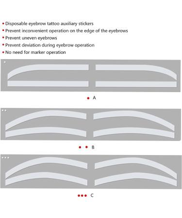 Silicone Disposable Eyebrow Stencil Kit for Microblading - Hygienic & Easy to Use - Buy Online on SooperMarket.com