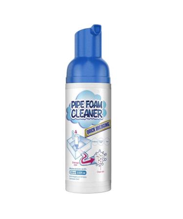 Herios Drain Foam Cleaner Japanese Pipe Dredge Deodorant Foam Cleaner Liquid Hair Drain Clog Remover & Cleaner Quick Foaming Toilet Cleaner for Shower Kitchen Drain Sinks Tubs (1)