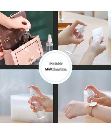 Refillable Portable Spray Bottle - 6 x 50ml Plastic Atomizer for Air Travel & Outdoor Sports - Buy Online on SooperMarket.com