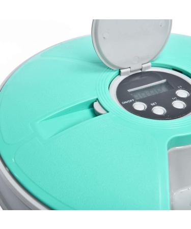 Amazon Basics Automatic Pet Feeder - 6 Portions Teal - Buy Online on SooperMarket.com