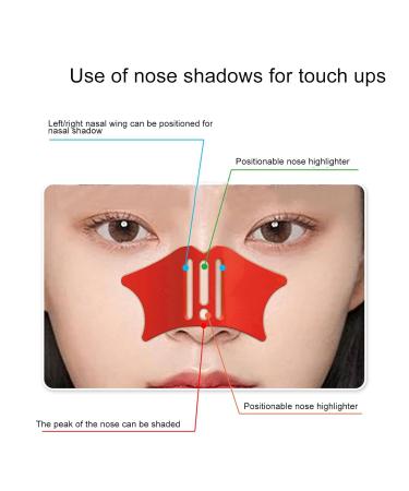Nose Shadow Template & Silicone Contour Tool Set for Flawless Makeup Perfect for Beauty Enthusiasts | International Shipping Available - Buy Online on SooperMarket.com
