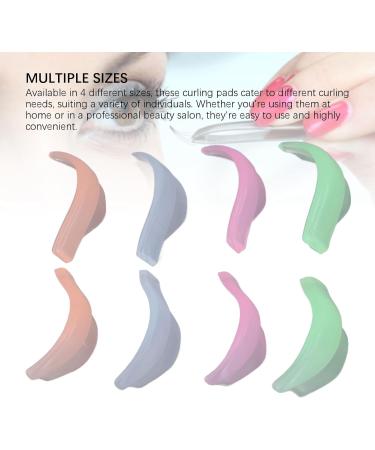 Buy 8 Pairs Silicone Lash Rods - Reusable Eyelash Perming Tools | No Glue Required | 4 Sizes Available - Buy Online on SooperMarket.com