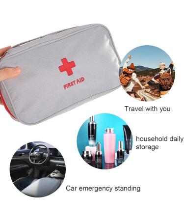 Xingsui 2 Partial First Aid Set - Waterproof Portable First Aid Box for Family Camping & Outdoor Use (Blue/Gray) - Buy Online on SooperMarket.com