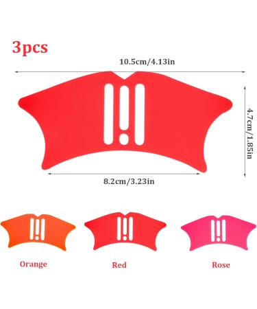 Nose Contour templates 3pcs Silicone Nostaur Contour Contour Multifunctional template The makeup eye tool for beginners who apply shadow - Buy Online on SooperMarket.com