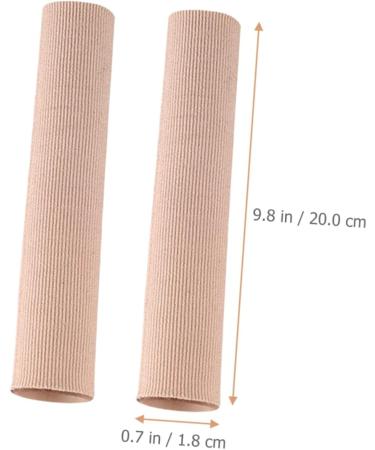 Healifty 4 Pcs Toe Cover Elastic Wrap Bandages - Beige Nylon Toe Protectors for Comfort and Protection - Buy Online on SooperMarket.com