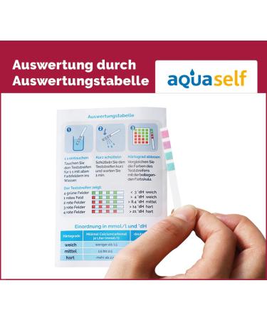 Determine Water Hardness Test Strips ( DH) - 15 Individually Packaged - Made in Germany - Fast & Accurate Results for Soft Medium Hard Water - Buy Online on SooperMarket.com