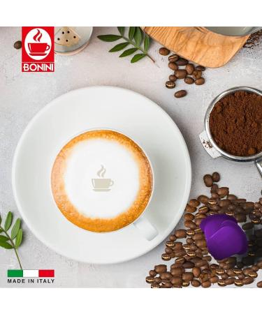 Caffe Bonini Nespresso Compatible Gourmet Espresso Capsules for Original Line Nespresso Machine 50 Count (Forte - Intensity 10) - Buy Online on SooperMarket.com