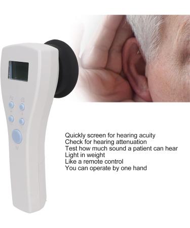 Portable Audiometer Hearing Test Device for Older Children & Seniors | LCD Screen | Air Line Test - Buy Online on SooperMarket.com