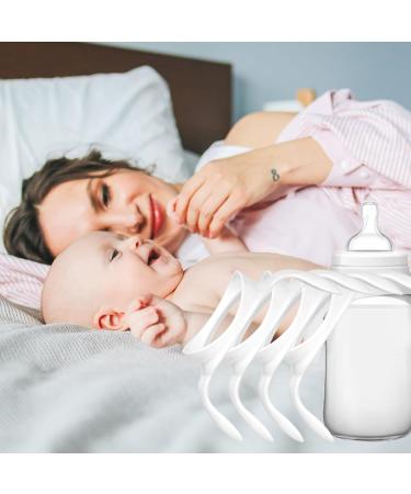 4 Pack Baby Bottle Handles for Philips Avent - Easy Grip White Holders for Independent Drinking - Buy Online on SooperMarket.com