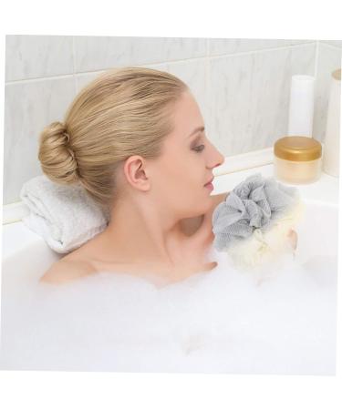 Angoily 3pcs Bath Ball Set - Mesh Shower Sponge & Loofah Pouf for Luxurious Cleansing | International Shipping Available - Buy Online on SooperMarket.com