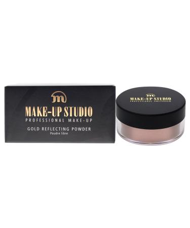Gold Reflecting Powder Highlighter - Golden Pink for Women - 0.53 oz Highlighter