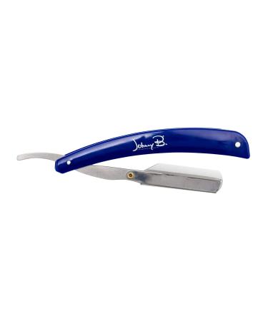 JOHNNY B. Professional Barber Straight Edge Razor Blue