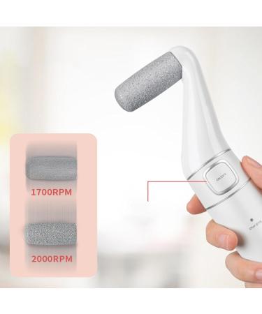 Dranng Foot Callus Remover Tool Electric | Rechargeable Adjustable Speed Foot File Pedicure - Foot File Pedicure Foot Scrubber File Pedicure Tools Portable Callus Remover Tool Efficient Foot - Buy Online on SooperMarket.com