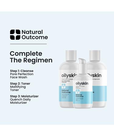 Natural Outcome Oily Skin Cleanser - Purifying Citrus Extracts - Sulfate & Cruelty Free - 8 oz - Buy Online on SooperMarket.com
