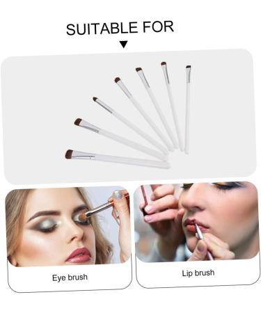 7pcs Eye Shadow Brush Set Make up Eye Cosmetics Wooden Handle for Makeup Mix - Buy Online on SooperMarket.com