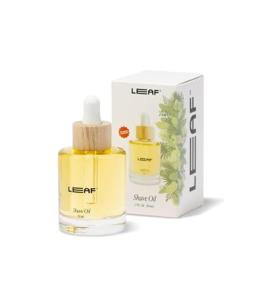 Leaf Shave Oil 1.7 fl oz - Pre & Post Shave Oil for Smooth Shave | Reduce Irritation | Women & Men - Buy Online on SooperMarket.com