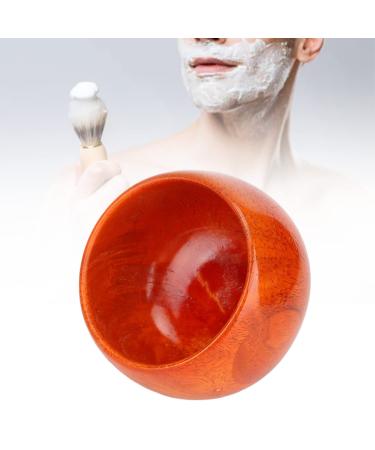 Plplaaoo wood -hauic shell wooden shaving bowl shaving cup cleaning cup multi-purpose-compatible handmade shaving soap cup shell shaving shell shaving brushes and SC