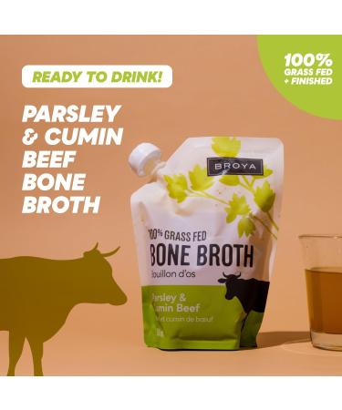 Broya Bone Broth Variety Pack - Grass-Fed Beef Bone Broth & Organic Chicken Bone Broth - Keto and Paleo Friendly Gluten-Free Ready to Sip or Cook - 500 ml (8 Pack) Variety 500 ml (Pack of 8) - Buy Online on SooperMarket.com