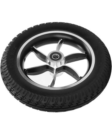 Robust Antislip Alloy Wheelchair Wheel - Textured Tire - Durable Wheel Hub - Bearing Hole - Premium Replacement Wheels Sellers Top Choice - Buy Online on SooperMarket.com