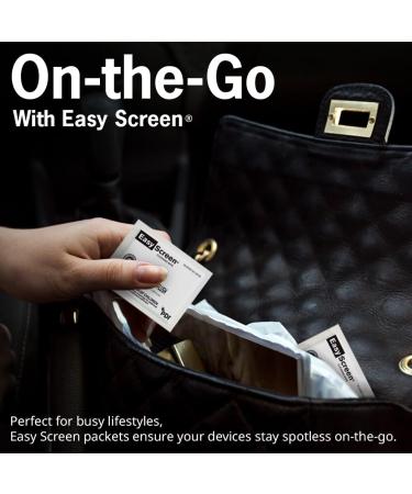 Easy Screen Cleaning Wipes - 50 Packets for Electronics Touchscreens & Glasses - Premium Cleaners for Home & Office - Buy Online on SooperMarket.com