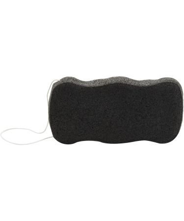 Activated Charcoal Sponge Set - Deep Cleansing Body and Sponge for Skin Care - Buy Online on SooperMarket.com