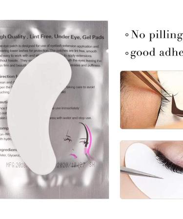 Sunallwell 100 Pairs Under Eye Gel Pads for Eyelash Extensions - Lint-Free Patches for Salon & Individual Use - Buy Online on SooperMarket.com