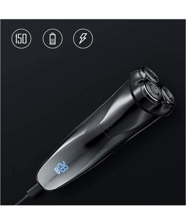 GeRRiT Electric Razor - 3D Rechargeable Waterproof Shaver for Men | Wet & Dry Rotary Electric Shaving with Pop-up Trimmer & LED Display | 150 Mins Battery Life - Buy Online on SooperMarket.com