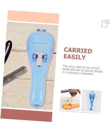 Plafope Razor Storage Box - Travel Case Holder for Men's Razors & Shavers | 2-Pack Durable Organizers - Buy Online on SooperMarket.com