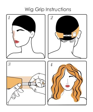 Wig Grip Band for Lace Front Wigs - Non-Slip Velvet Headband for Secure and Comfortable Fit - Beige 2 Pack - Buy Online on SooperMarket.com