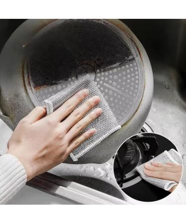 Shiny Wire Anti-Scratch Cleaning Cloths - 5PC Kitchen Wipes for Sensitive Surfaces - Buy Online on SooperMarket.com