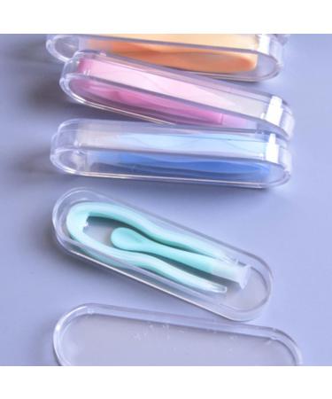 Portable Contact Lenses Remover and Inserter Tool Case Set Tweezers Suction Stick Contact Lenses Inserter Removal Tool for Contact Lenses User Arc Design Reusable Green - Buy Online on SooperMarket.com