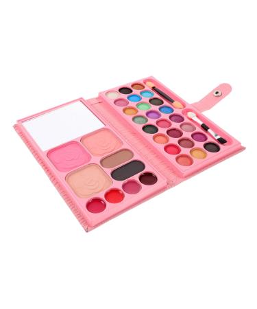 BELLIFFY 33 Makeup Palette Toys for Makeup Bag Glitter Eyeshadow Powder Kid Toys for Leather