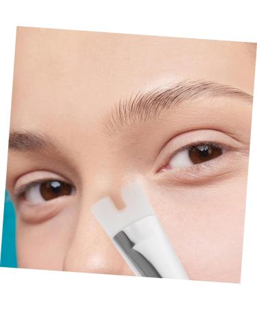 PLAFOPE 4pcs Nose Shadow Highlighter Brush Do Not Eat Powder Nose Shadow Brush Miss White Aluminum Tube - Buy Online on SooperMarket.com