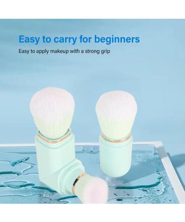 Portable Makeup Brush Set Double Head Retractable Brush with 360 Degree Rotating Handle Soft Synthetic Bristles for Thickened Die Casting for Durability - Buy Online on SooperMarket.com