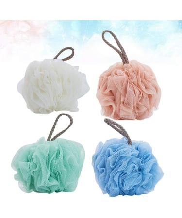 Buy Cabilock 4pcs Cleaning Sponge Set - Bath & Shower Scrubber for Men & Women - Durable Mesh Bath Balls for Effective Cleaning - Buy Online on SooperMarket.com