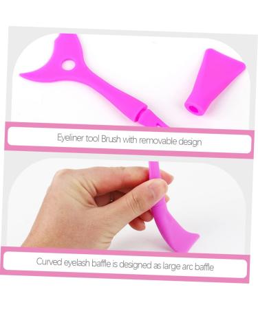 Mikinona 2pcs Eyeliner Baffle Silicone Molds Makeup Eyelash Tool Make-up Shield Supplies Miss Protection - Buy Online on SooperMarket.com