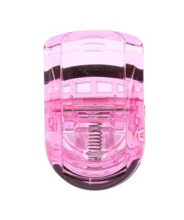 Mini Portable Pink Eyelash Curler - Rubber Clip for Perfect Curl | International Shipping - Buy Online on SooperMarket.com
