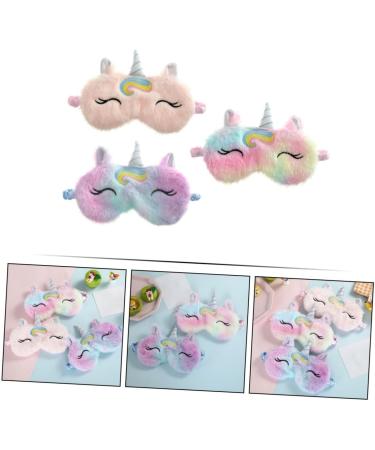3pcs Unicorn Eye Patch Set - Travel and Sleeping Eye Mask, Animal Eye Shades and Blindfold for Chrismas Gifts - Buy Online on SooperMarket.com