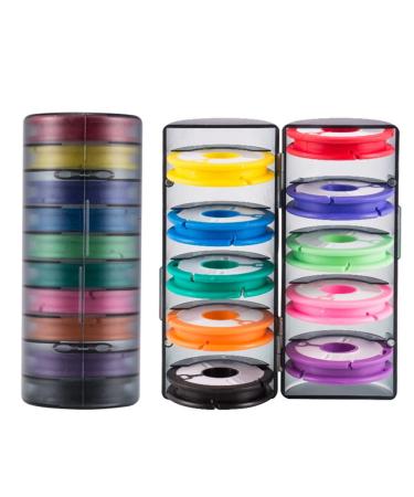 Toasis Fishing Snelled Hook Holders Tenkara Line Keepers Fishing Leader Rig Storage Spools (10 Spools)