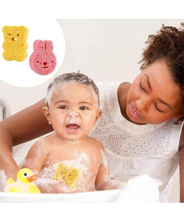 Buy Konjac Baby Bathing Sponges - 2PC Cartoon Children Washing Pads for Soft & Gentle Cleansing - Buy Online on SooperMarket.com