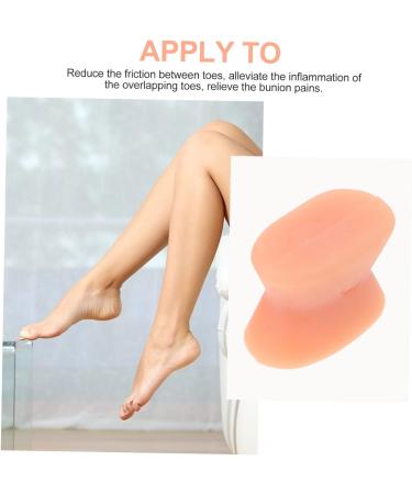 FOMIYES 8pcs Silicone Gel Toe Separator Pedicure Tools - Bunion Relief & Hammer Toe Straightener | Hallux Valgus Orthotics Divider - Buy Online on SooperMarket.com