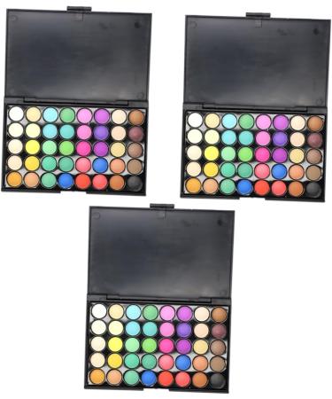 Angoily 3pcs 40 Eyeshadow Eye Shadow Palettes Makeup Palette Earth Tones - Buy Online on SooperMarket.com