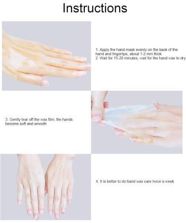 2pcs Peel Off Wax Hand Mask Honey Hand Wax Exfoliating Hand Mask Moisturizing Hand Care Supplies Hands Care Tool Hand Peel Mask Exfoliating Gloves For Hand Wax Exfoliating Hand Film Paraffin Hand Wax - Buy Online on SooperMarket.com