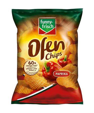 Buy Funny-Frisch Oven Chips Paprika - Pack of 10 (10 x 125g) | International Shipping Available - Buy Online on SooperMarket.com